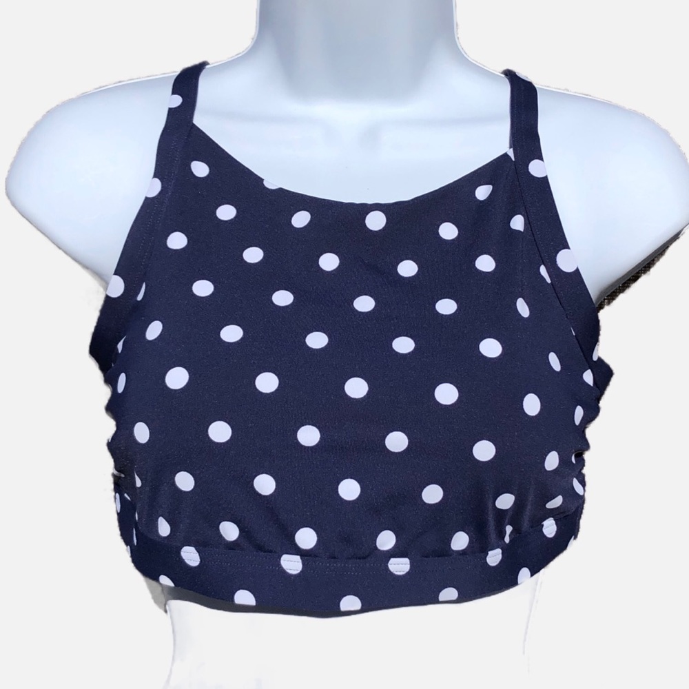 NWT Land’s End Swimsuit Bathing Suit Women’s Bikini Tankini Crop Swim Top S 6D